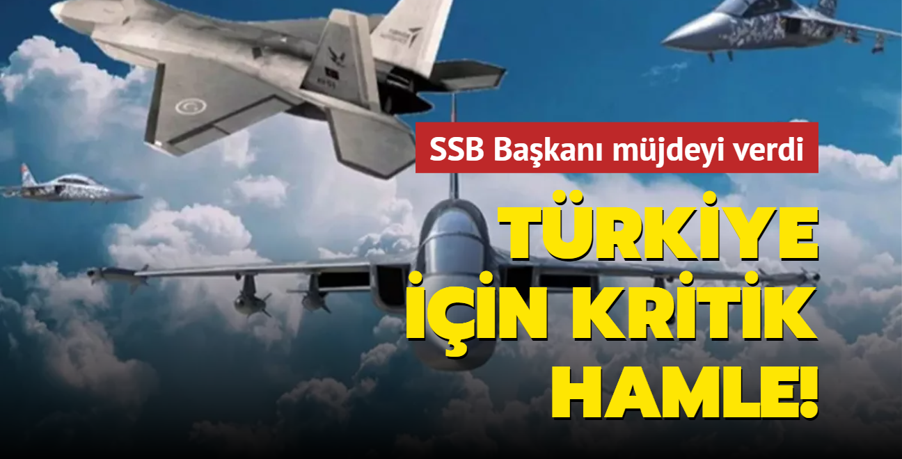 Trkiye iin kritik hamle! SSB Bakan Demir mjdeyi verdi: HRJET ve Milli Muharip Uak...
