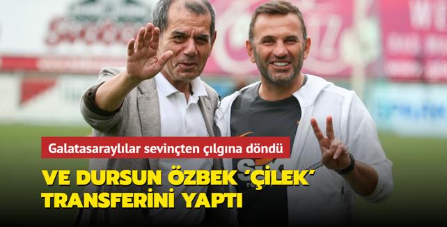 Ve Dursun zbek ilek' transferini yapt! Galatasarayllar sevinten lgna dnd...