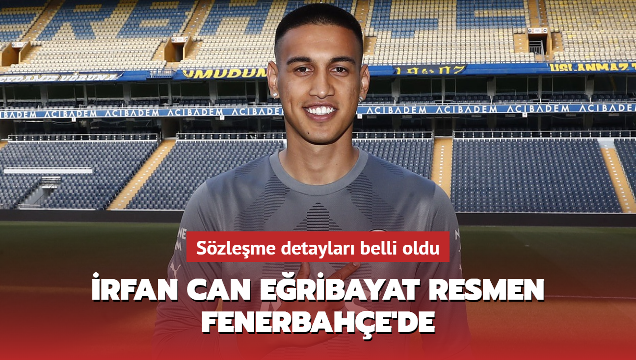 rfan Can Eribayat resmen Fenerbahe'de! Szleme detaylar belli oldu