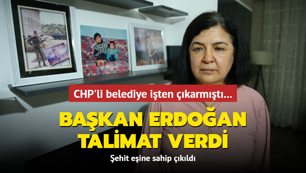 CHP'li belediye iten karmt... Bakan Erdoan talimat verdi! ehit eine sahip kld