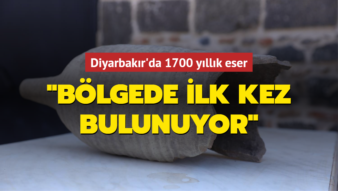 Diyarbakr'da 1700 yllk eser: Blgede ilk kez bulunuyor