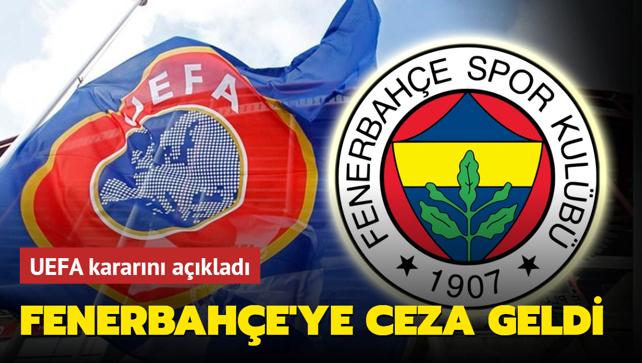 Fenerbahçe'ye Dinamo Kiev cezası! UEFA kararını duyurdu