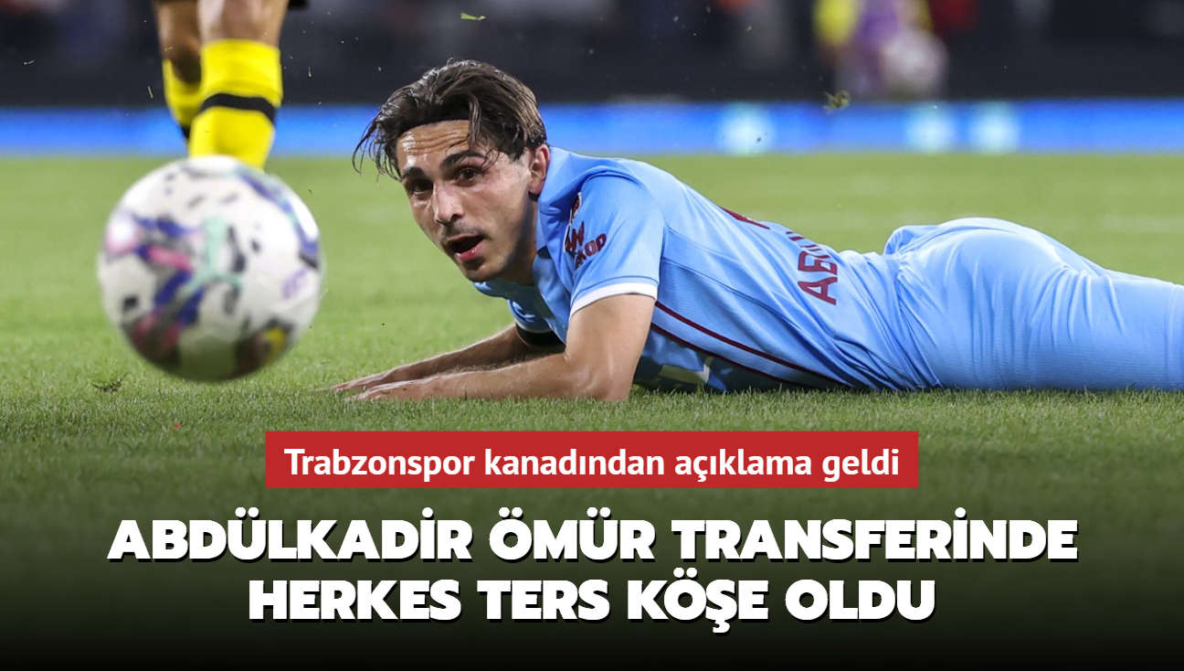 Abdlkadir mr transferinde Trabzonsporlular artan gelime! Herkes ters ke oldu