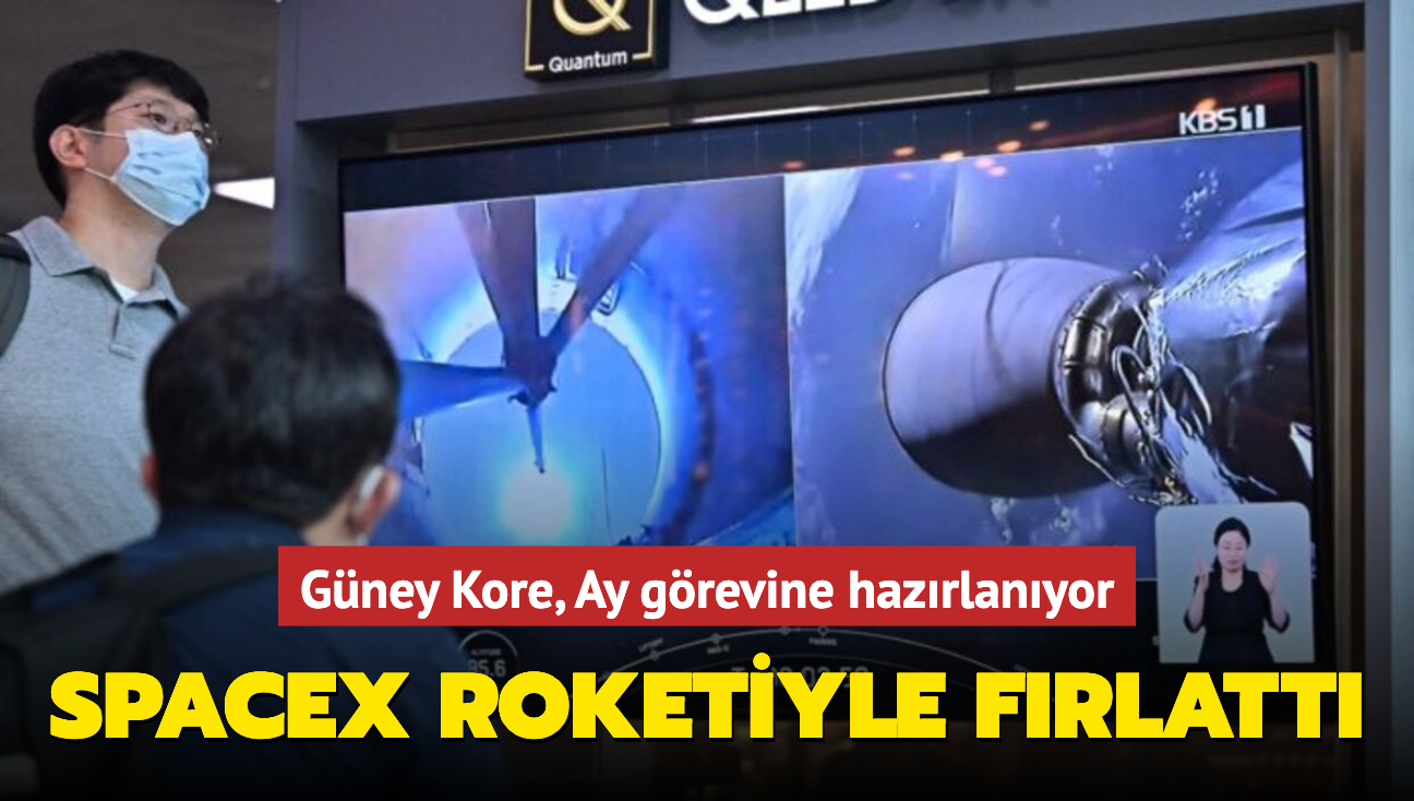 Gney Kore, Ay grevine hazrlanyor! SpaceX roketiyle frlatt...