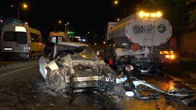 Bursa'da trafik kazası: 1'i ağır 5 yaralı