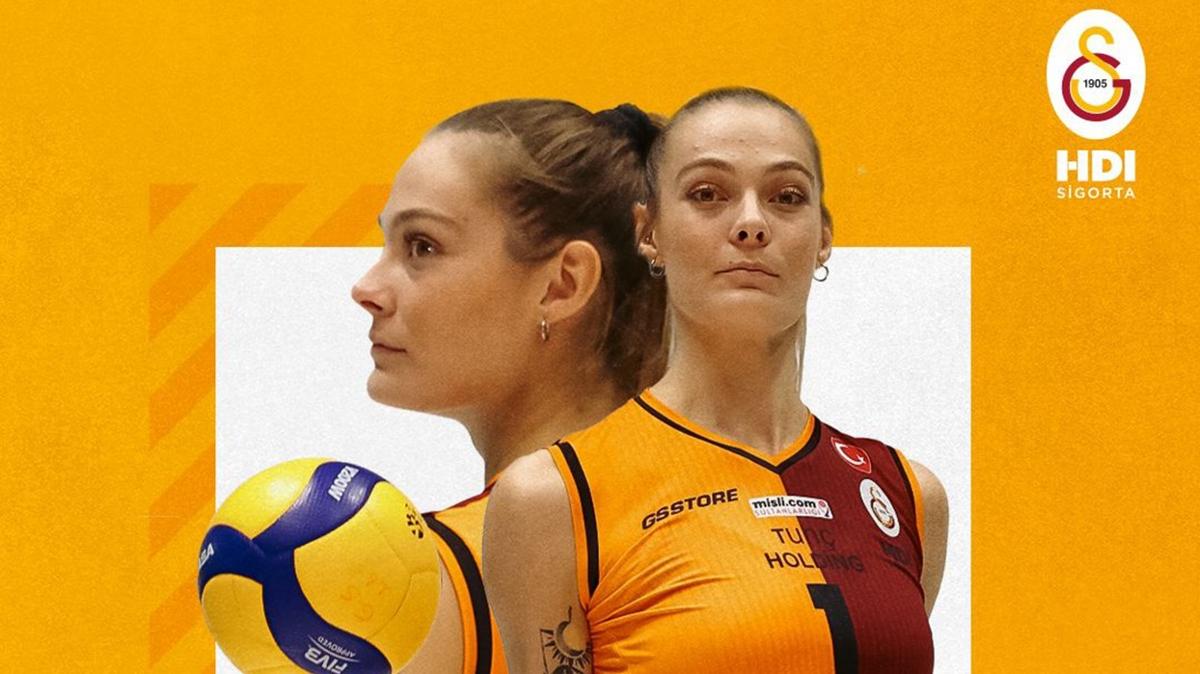 Galatasaray Kadn Voleybol Takm'nda i transferler devam ediyor: Vasilantonaki'nin szlemesi yenilendi