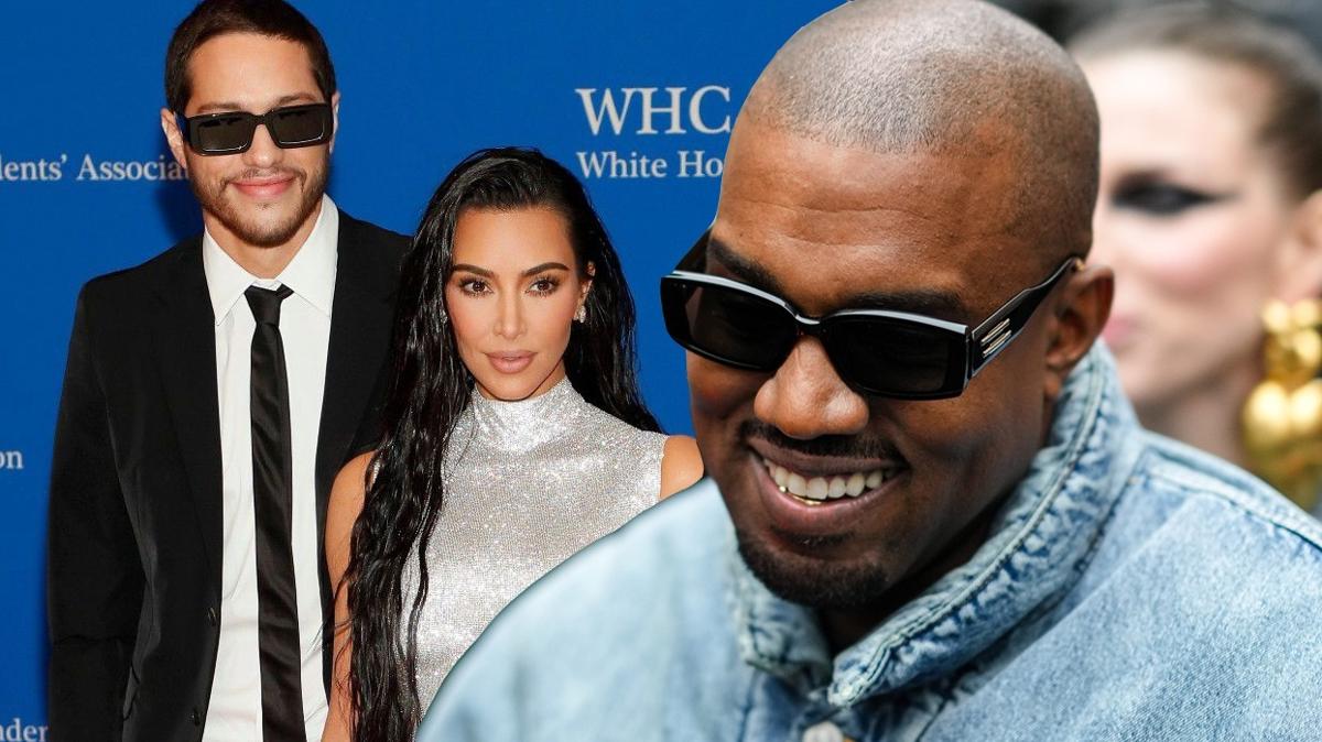 Kim Kardashian ve Pete Davidson ayrlna Kanye West'ten lm ilan ile kutlama!