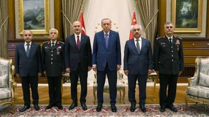 Başkan Erdoğan, Bakan Soylu'yu kabul etti