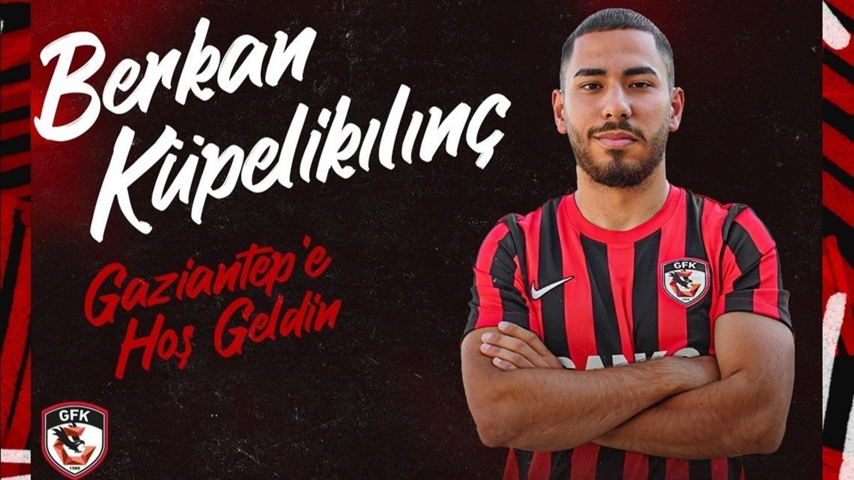 Gaziantep FK'den bir transfer daha! Gen gurbeti futbolcu Berkan Kpelikln' resmen duyurdular