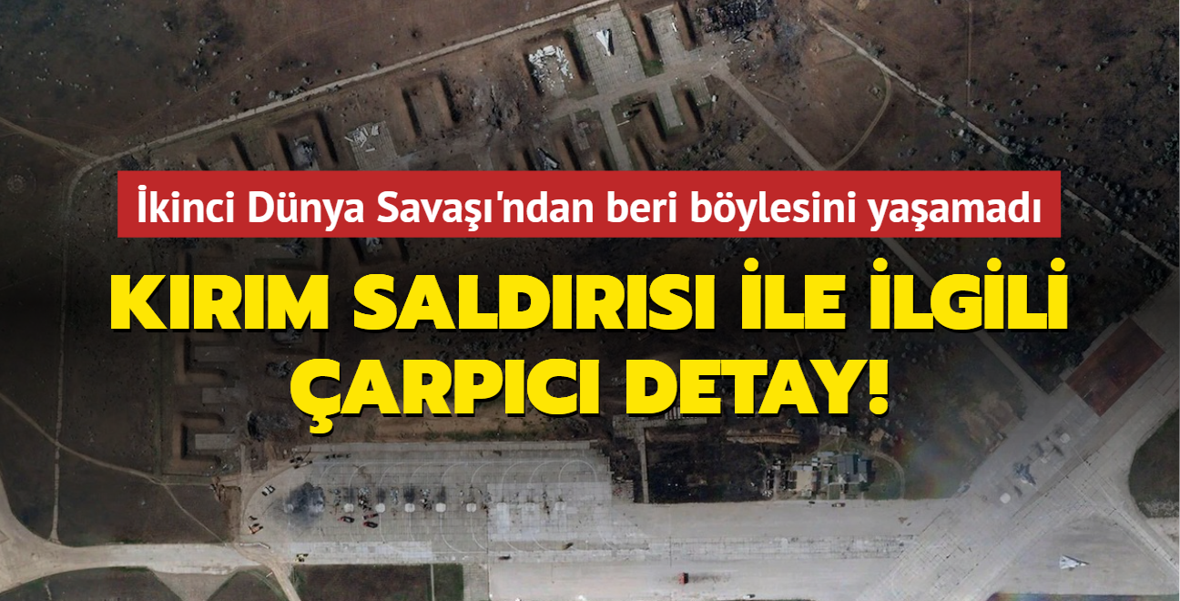 Krm saldrs ile ilgili arpc detay! Rusya kinci Dnya Sava'ndan beri bylesini yaamad