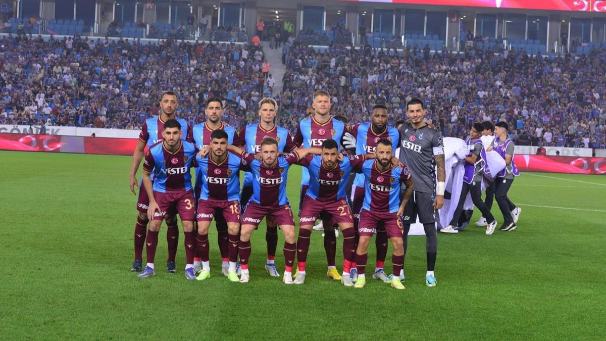 Trabzonspor 35 sene sonra bir ilki gerekletirdi!