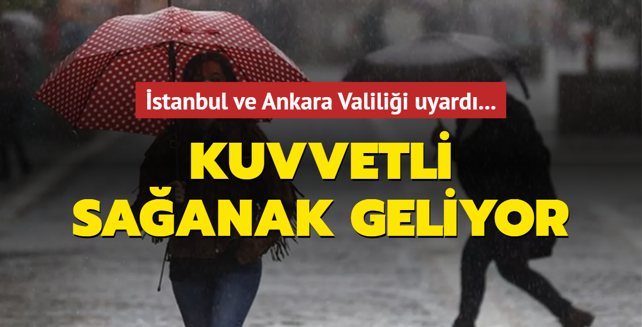 Meteorolojiden 17 il için sağanak uyarısı! İstanbullular dikkat!