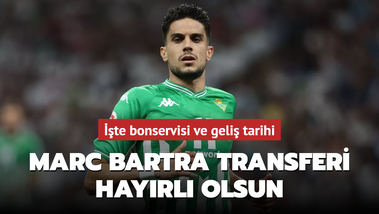 Trabzonspor'da Marc Bartra ii zld! te bonservisi ve geli tarihi