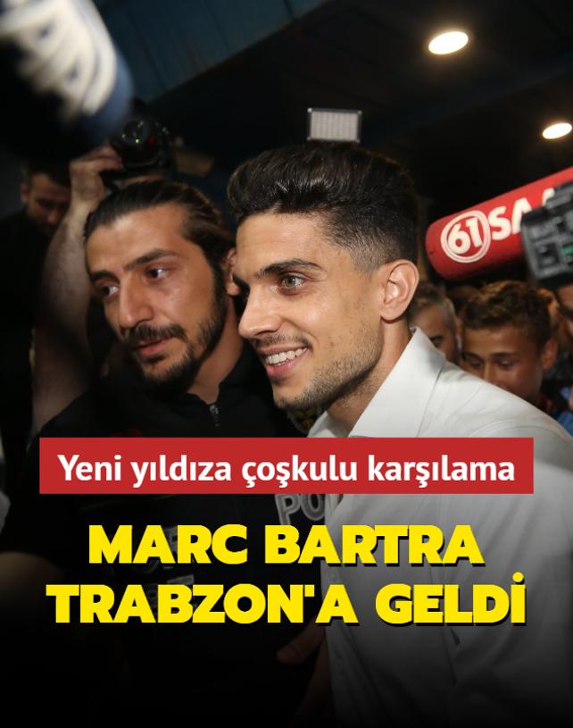 Trabzonspor'un yeni yıldızı Türkiye'de! Marc Bartra Trabzon'a geldi