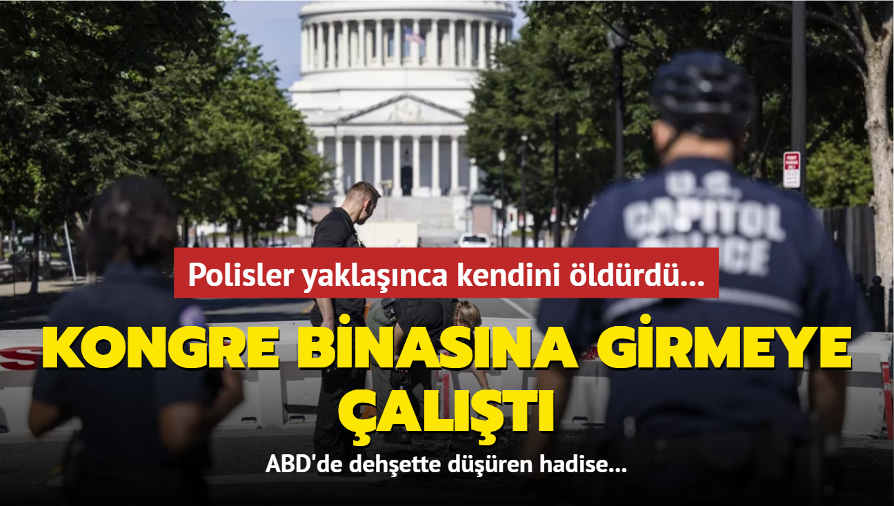 Kongre binasna girmeye alt polisler yaklanca kendini ldrd