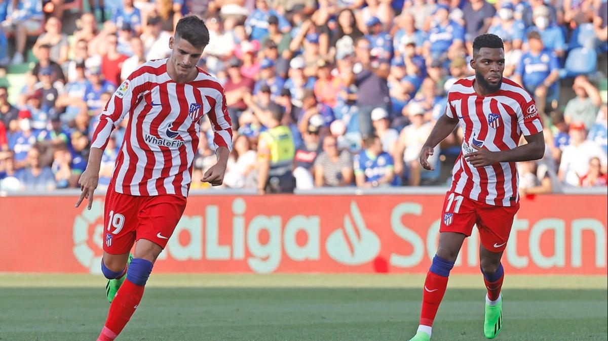 Atletico Madrid'ten La Liga'y frtna gibi balang! Alvaro Morata'nn ovuyla Getafe'yi devirdiler