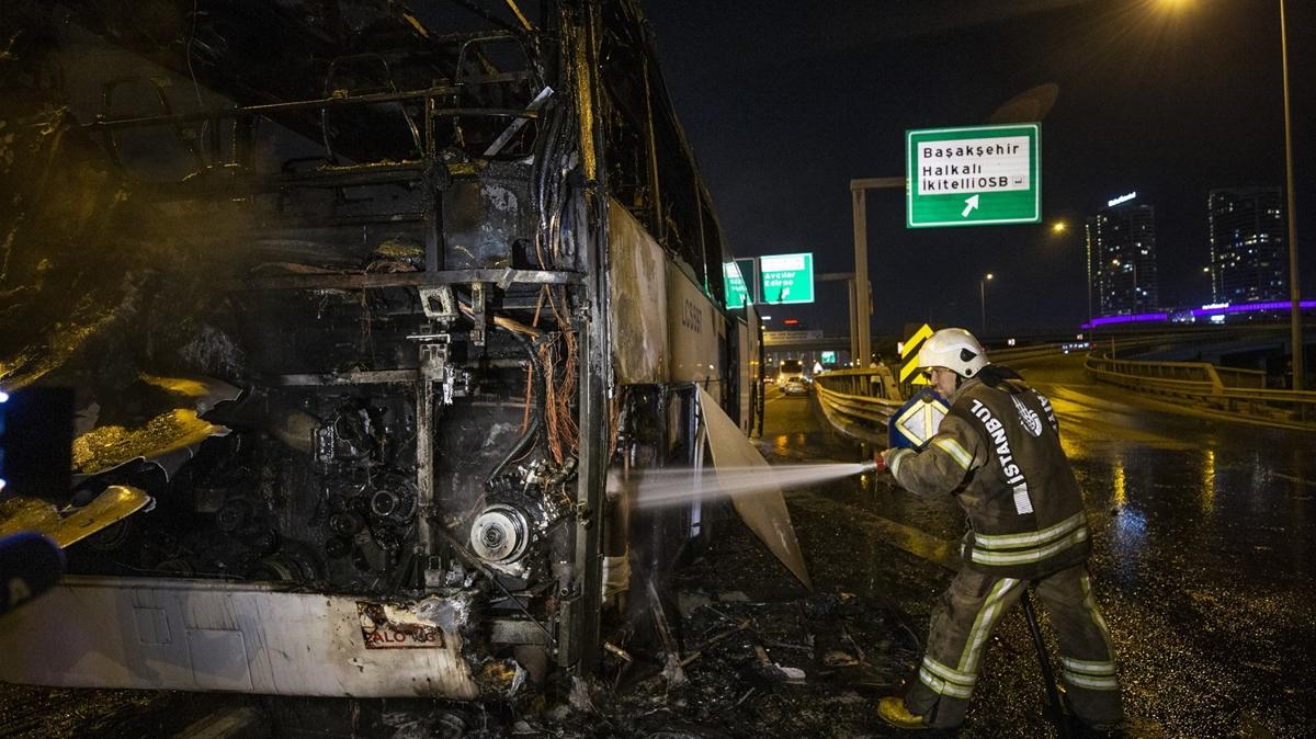 Kuzey Marmara Otoyolu'nda servis minibs yand