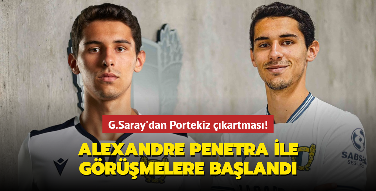 Galatasaray arad stoperi Portekiz'de buldu! Alexandre Penetra ile grmelere baland