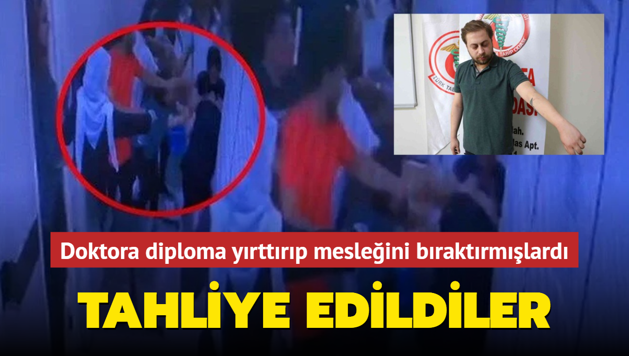 anlurfa'da doktora diploma yrttrp mesleini braktran saldrganlar tahliye edildi!