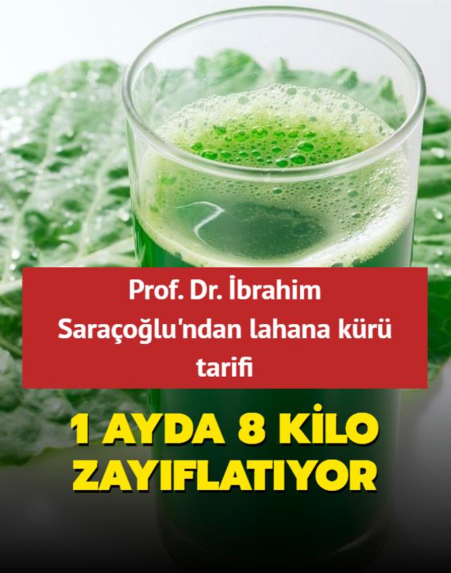Prof. Dr. İbrahim Saraçoğlu'ndan lahana kürü tarifi