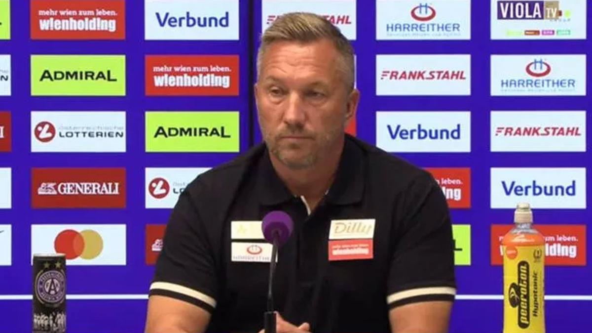 Austria Wien Teknik Direktr Manfred Schmid malubiyetten dolay zgn: "Bu skoru hak etmedik"