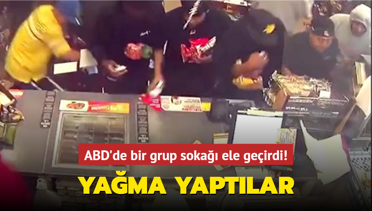 ABD'de bir grup soka ele geirdi! Yamaya baladlar