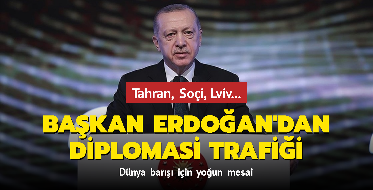 Tahran, Soi, Lviv... Bakan Erdoan'dan dnya bar iin youn diplomasi trafii