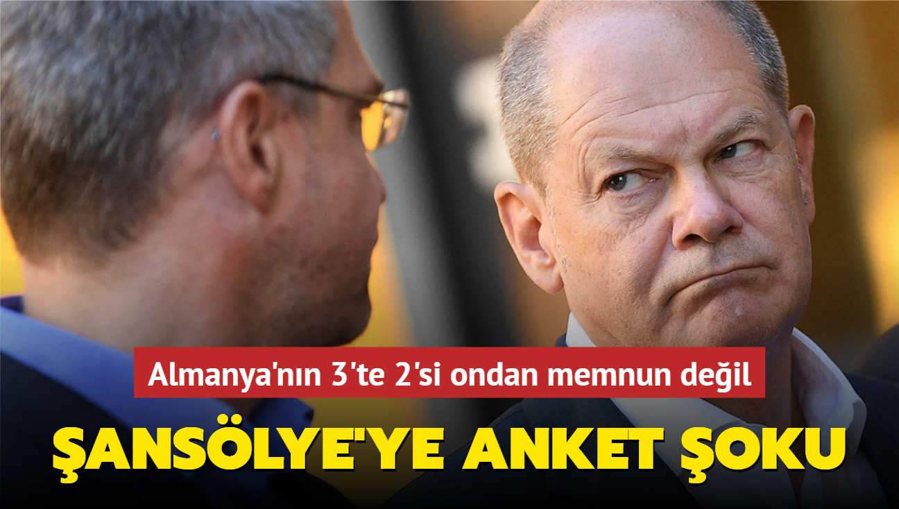 Almanya'nn 3'te 2'si ondan memnun deil... anslye'ye anket oku