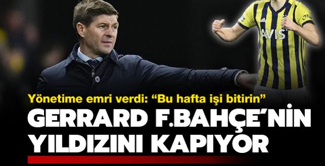 Bu hafta ii bitirin Steven Gerrard Fenerbahe'nin en kritik parasn skyor