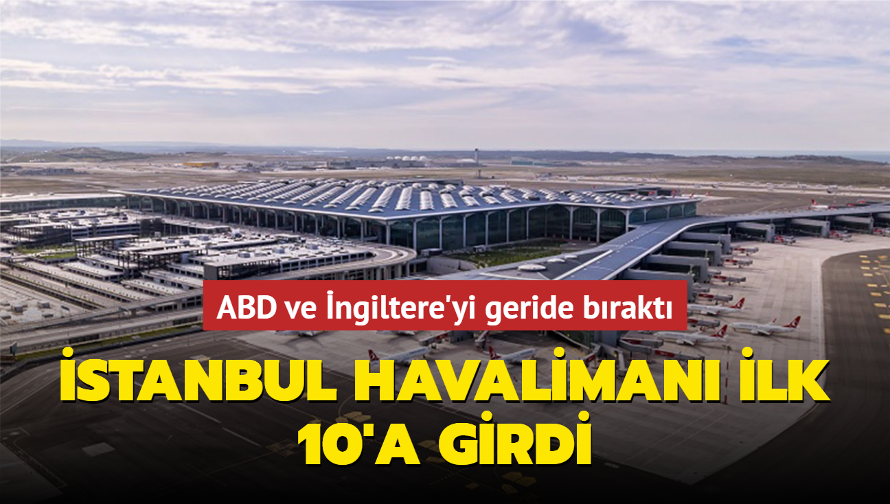 stanbul Havaliman ilk 10'a girdi... ABD ve ngiltere'yi geride brakt