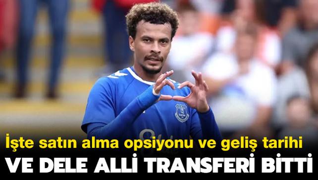 Beikta'ta Dele Alli transferi bitti! te satn alma opsiyonu ve geli tarihi