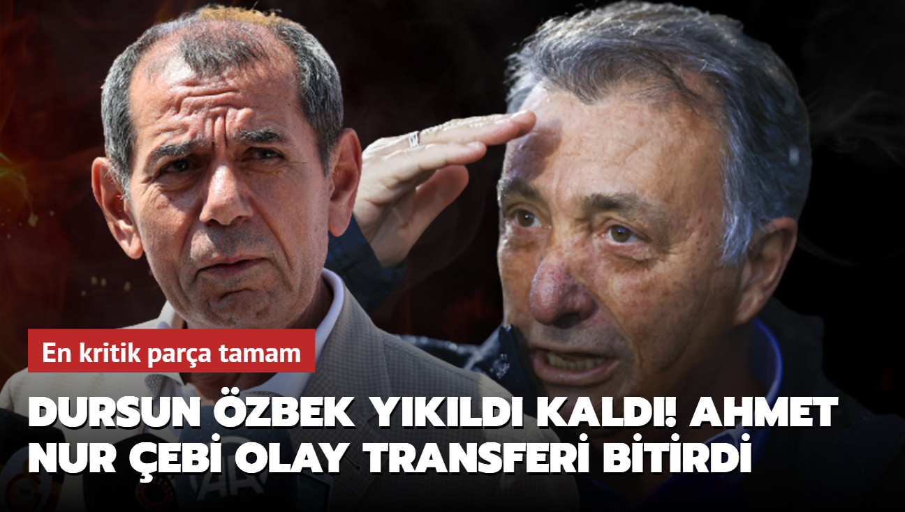 Dursun zbek ykld kald! Ahmet Nur ebi olay transferi bitirdi: En kritik para tamam