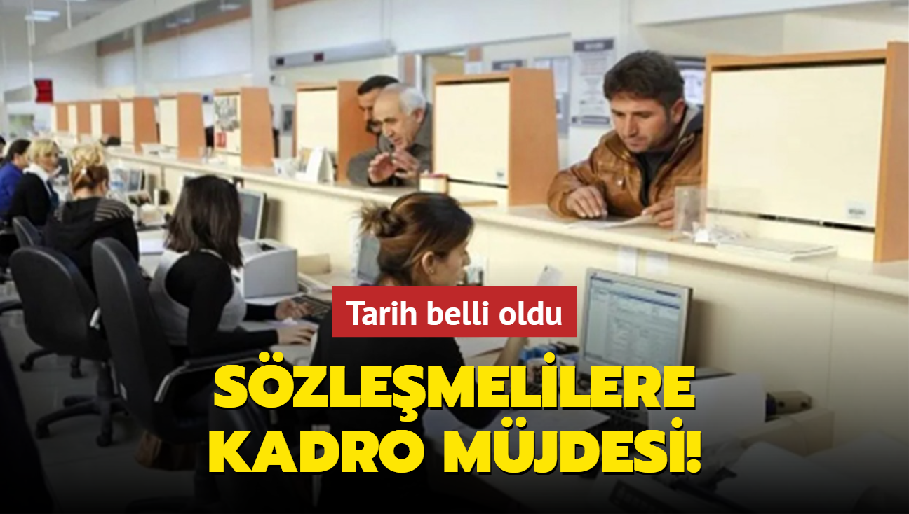 Szlemelilere kadro mjdesi! Tarih belli oldu