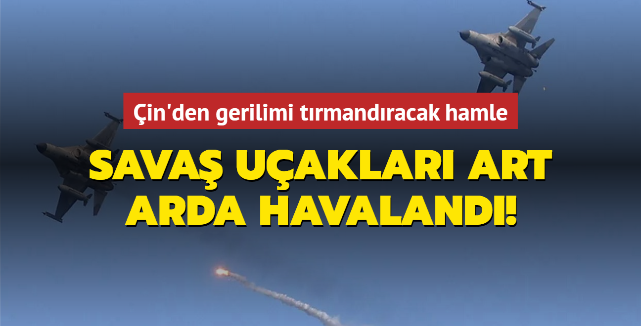 in'den gerilimi trmandracak hamle! Sava uaklar art arda havaland