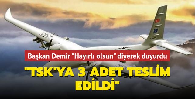 Savunma Sanayii Başkanı Demir "Hayırlı Olsun" Diyerek Açıkladı! "3 Adet ...