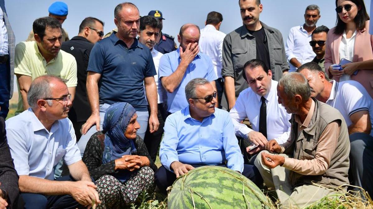 Vali Su: ""Yaklak 121 bin ton karpuz retiyoruz"