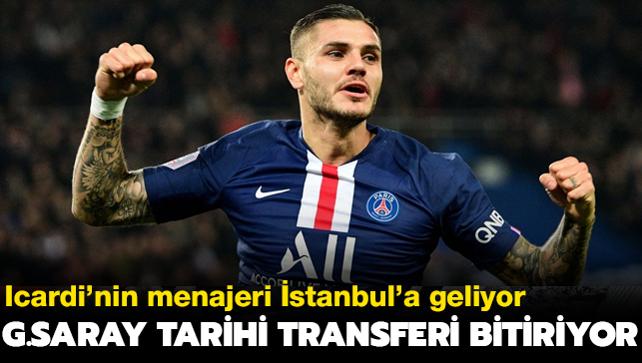 Galatasaray tarihi transferde son noktay koyuyor! Mauro Icardi'nin menajeri stanbul'a geliyor