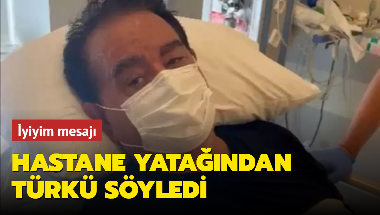 brahim Tatlses hastane yatandan trk syledii videosunu paylat