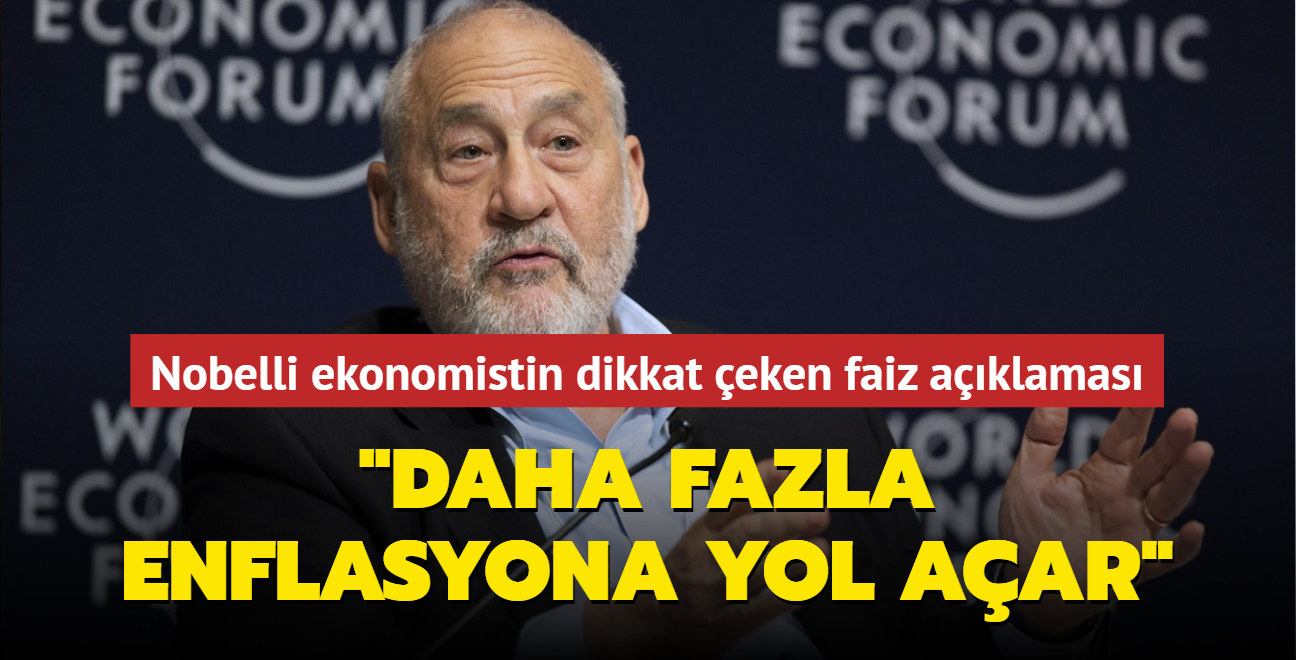 Nobel dll Ekonomistten dikkat eken faiz aklamas! DAHA FAZLA  ENFLASYONA YOL AAR