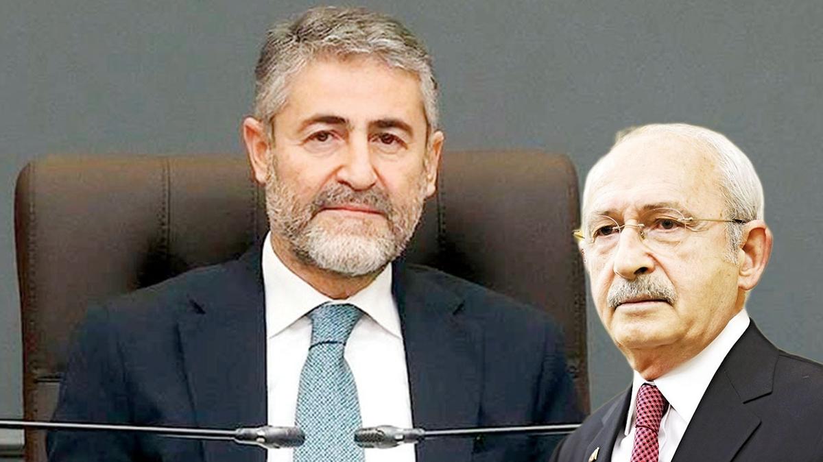 Bakan Nebati'den CHP liderine sert tepki: Kldarolu maniplatr gibi