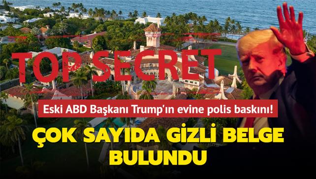 Eski Abd Başkanı Trumpın Evine Polis Baskını Çok Sayıda Gizli Belge Bulundu 5172