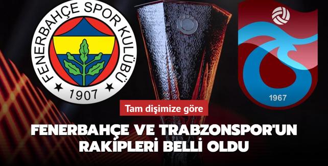 Fenerbahe ve Trabzonspor'un UEFA Avrupa Ligi'ndeki rakipleri belli oldu! Tam diimize gre