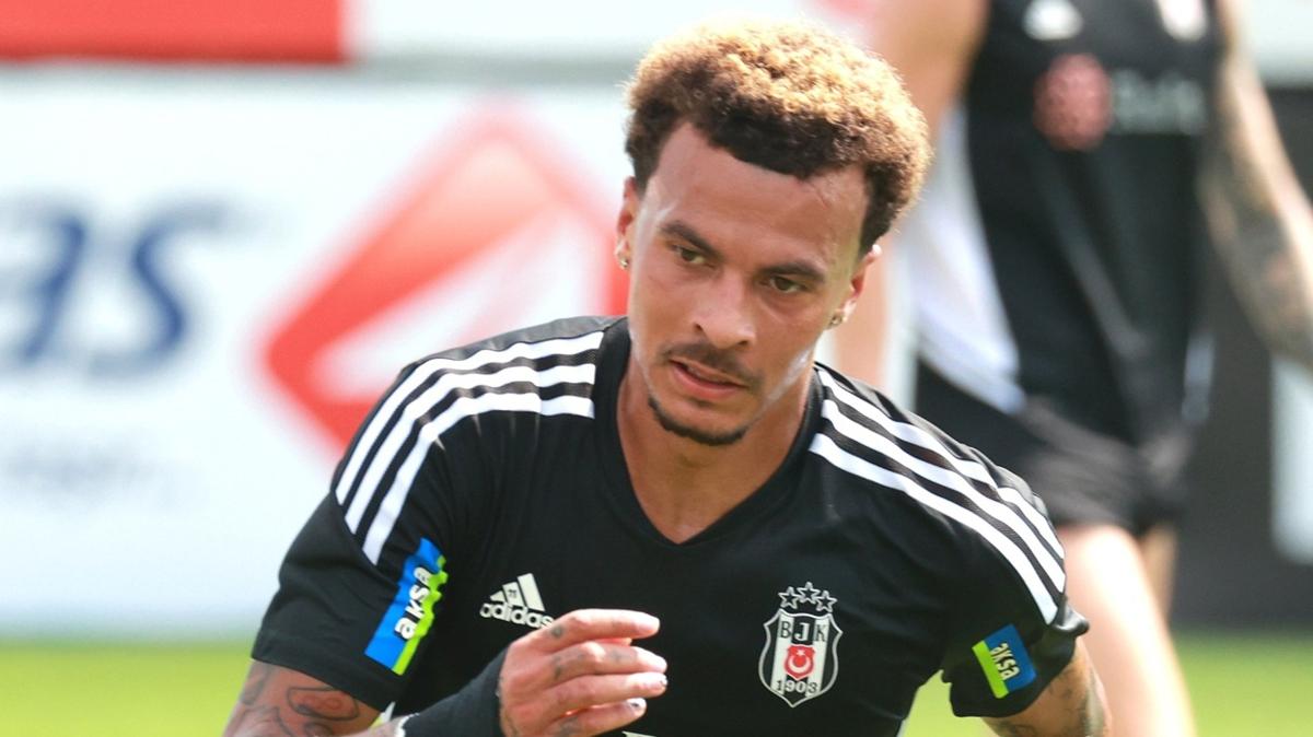 Beikta'ta yeni transfer Dele Alli ilk idmanna damga vurdu