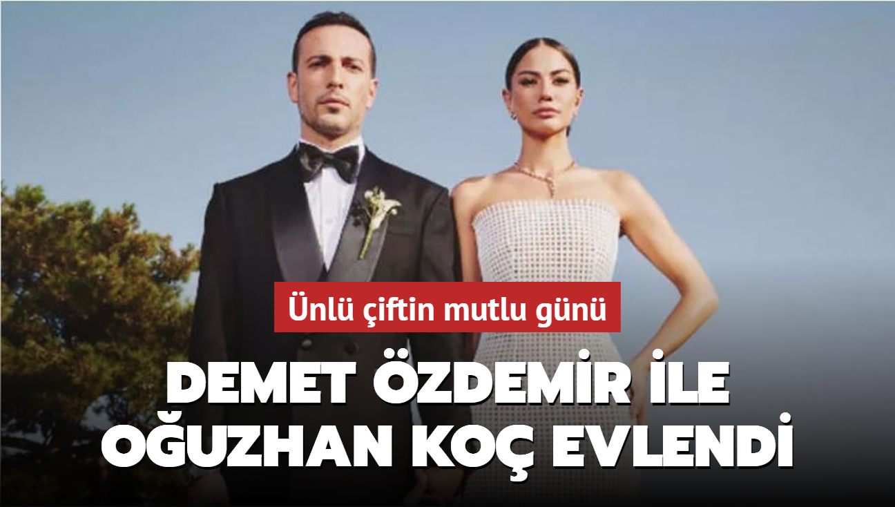 nl iftin mutlu gn... Demet zdemir ile Ouzhan Ko evlendi