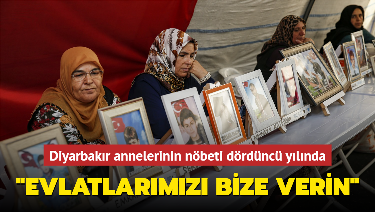 Diyarbakr annelerinin nbeti drdnc ylnda... "Evlatlarmz bize verin"