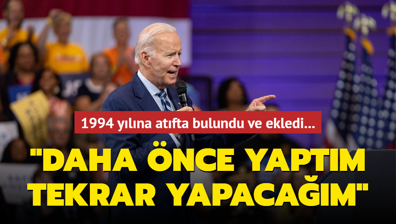 Biden'dan silah yasa aklamas: Daha nce bir kez yaptm ve tekrar yapacam