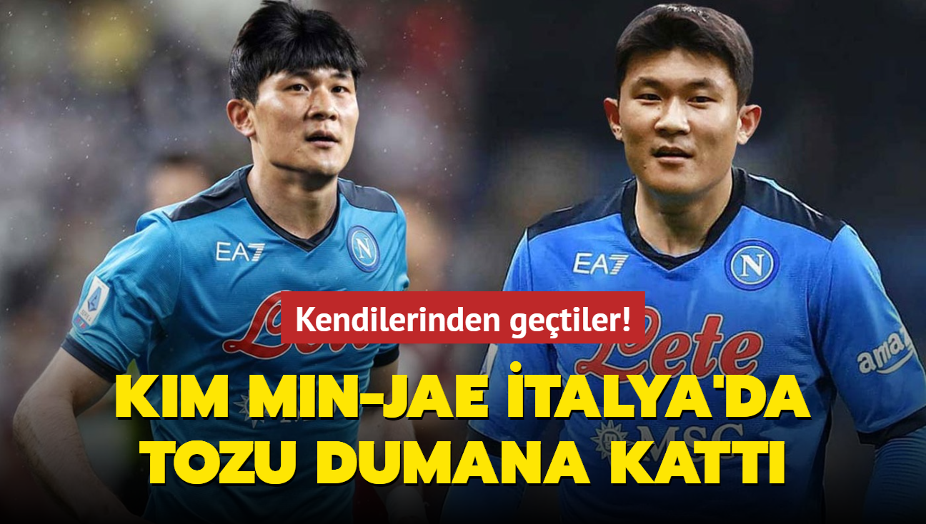 Kendilerinden getiler! Kim Min-Jae talya'da tozu dumana katt: Herkes bunu konuuyor