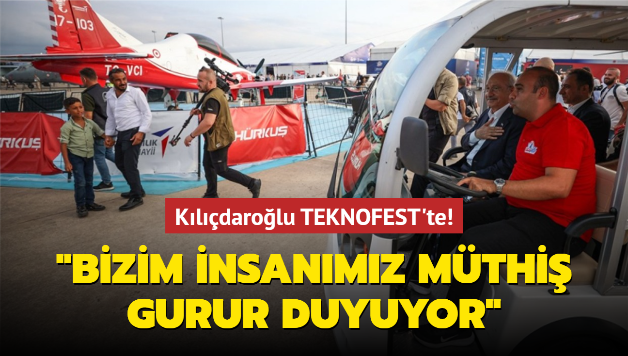 Kldarolu TEKNOFEST'te! "Bizim insanmz mthi gurur duyuyor"