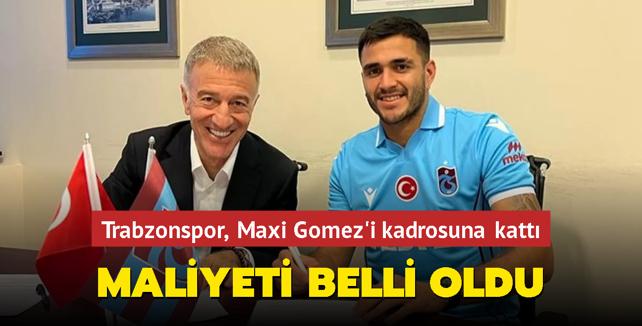 Trabzonspor, Maxi Gomez'i kadrosuna katt... Maliyeti belli oldu!