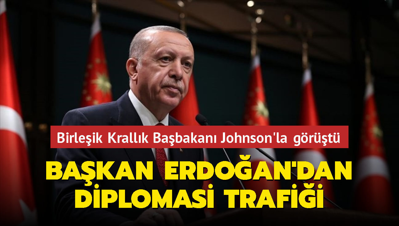 Bakan Erdoan, ngiltere Babakan Johnson ile grt